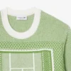 Camisola com padrão de campo de ténis