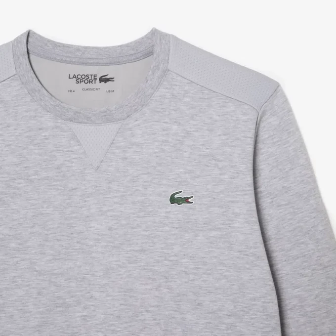 Camisola com painéis em malha para homem