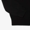 Camisola de algodão com gola alta e fecho para homem