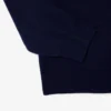 Camisola de algodão com gola alta e fecho para homem