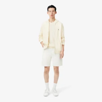 Camisola de algodão com gola redonda para homem