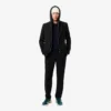 Camisola de algodão com gola redonda para homem