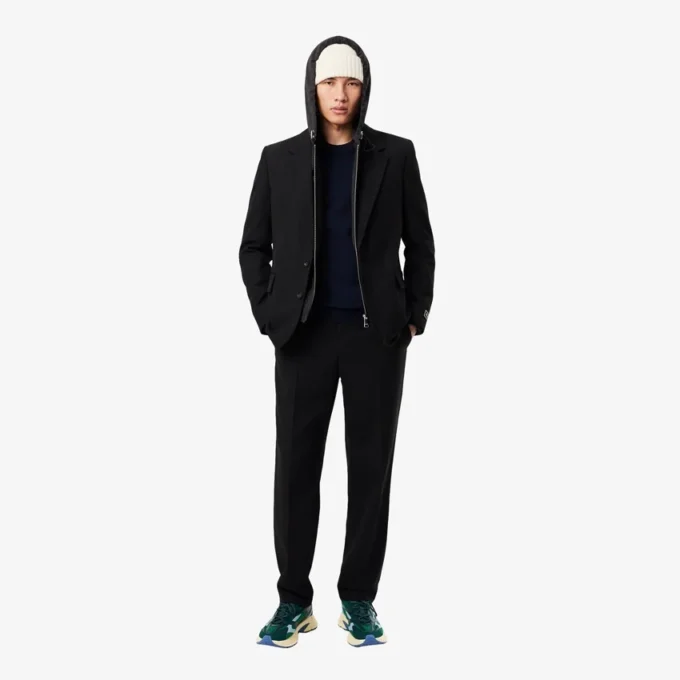 Camisola de algodão com gola redonda para homem
