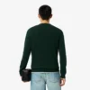 Camisola de algodão com gola redonda para homem