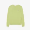 Camisola de algodão com gola redonda para homem