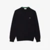 Camisola de algodão com gola redonda para homem