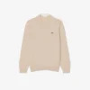 Camisola de algodão com gola redonda para homem