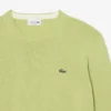 Camisola de algodão com gola redonda para homem
