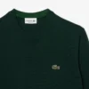 Camisola de algodão com gola redonda para homem