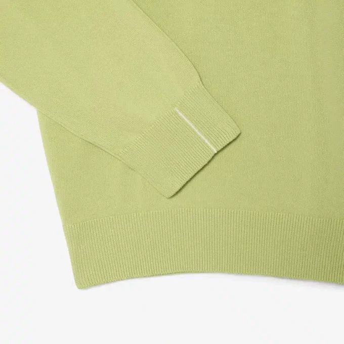 Camisola de algodão com gola redonda para homem