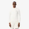 Camisola de algodão com malha trançada para homem