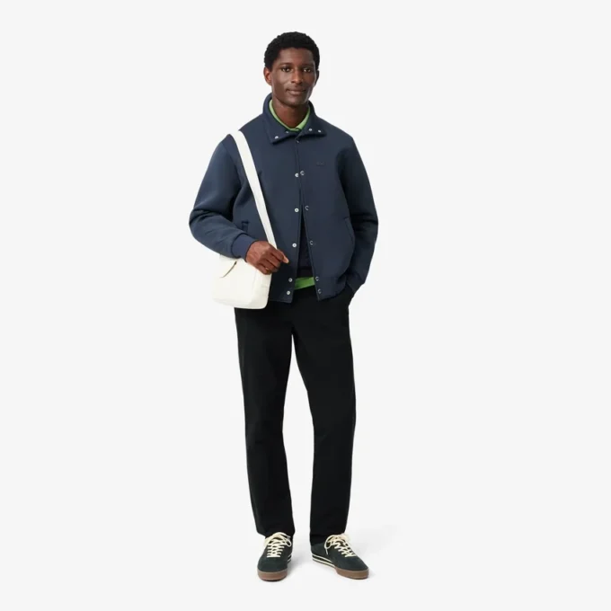 Camisola de algodão com malha trançada para homem