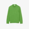 Camisola de algodão com malha trançada para homem
