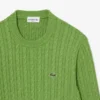Camisola de algodão com malha trançada para homem