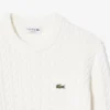 Camisola de algodão com malha trançada para homem