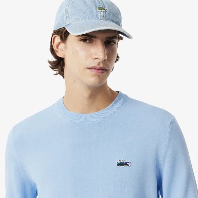 Camisola de algodão com padrão de crocodilo para homem