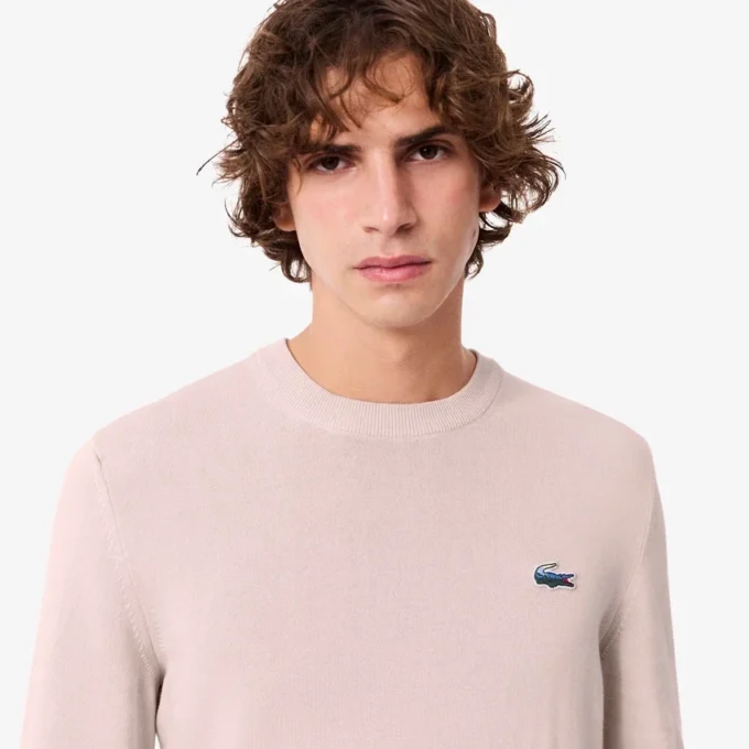 Camisola de algodão com padrão de crocodilo para homem