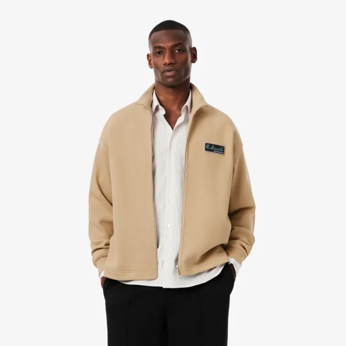 Camisola de corte largo com emblema exclusivo para homem