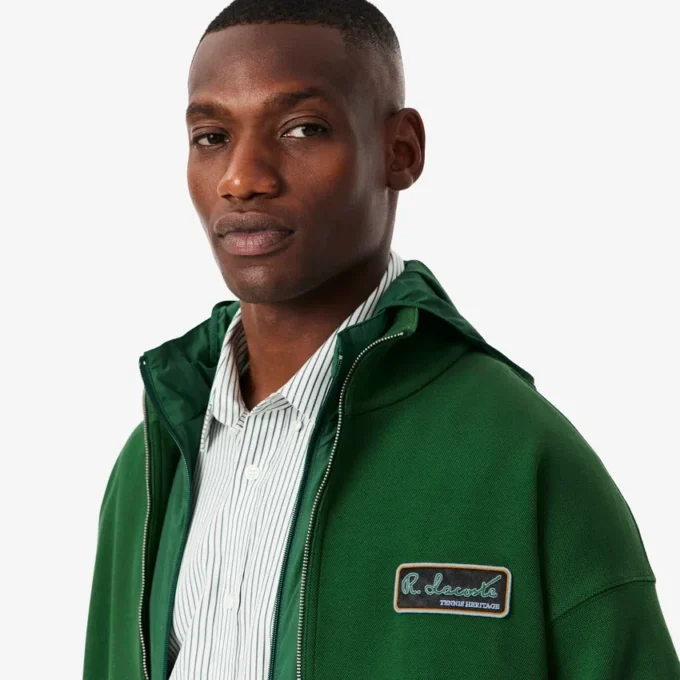 Camisola de corte largo com emblema exclusivo para homem