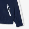 Camisola de desporto com fecho em malha interlock piqué