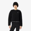 Camisola de desporto feminina com acabamentos contrastantes