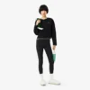 Camisola de desporto feminina com acabamentos contrastantes