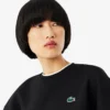Camisola de desporto feminina com acabamentos contrastantes