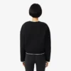 Camisola de desporto feminina com acabamentos contrastantes