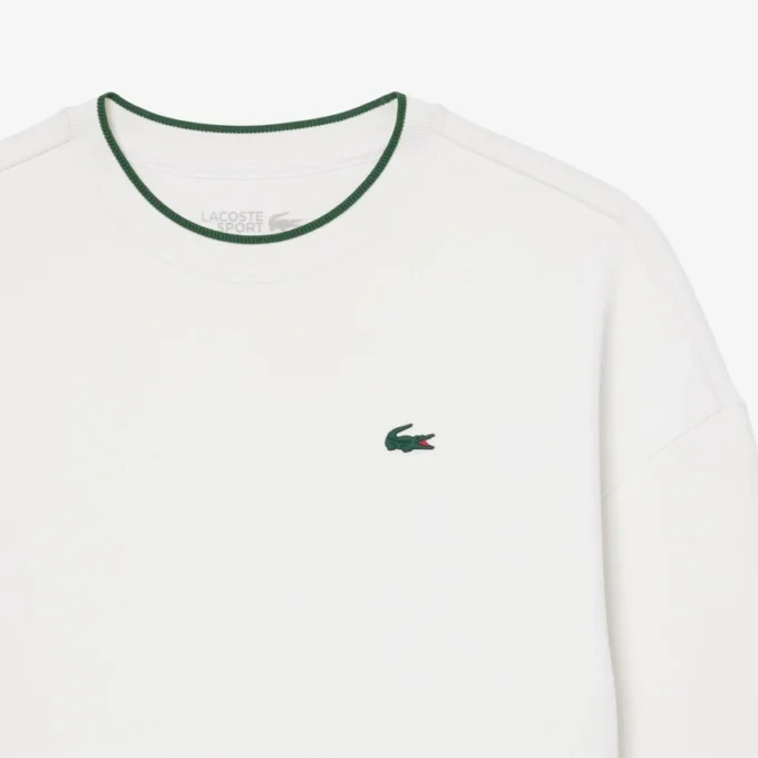 Camisola de desporto feminina com acabamentos contrastantes