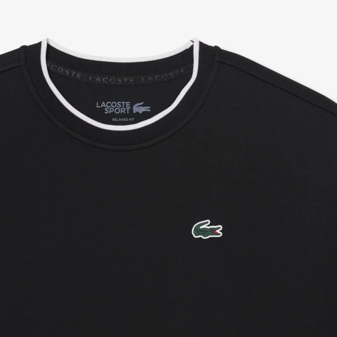 Camisola de desporto feminina com acabamentos contrastantes