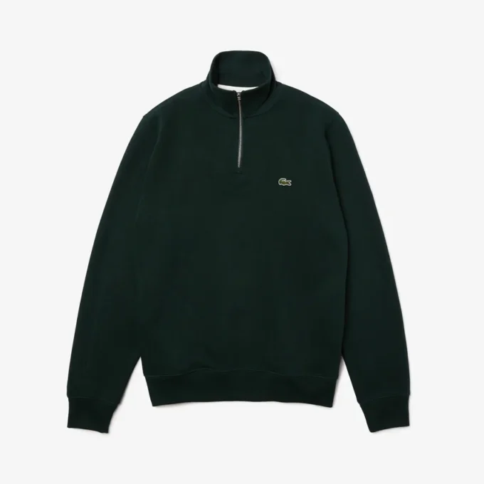 Camisola de gola alta com fecho para homem