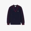 Camisola de gola em V às riscas da coleção Archive Edition para homem
