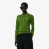 Camisola de gola polo em lã merino da coleção Runway