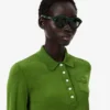 Camisola de gola polo em lã merino da coleção Runway