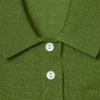 Camisola de gola polo em lã merino da coleção Runway