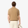 Camisola de gola polo às riscas para homem, fabricada em França