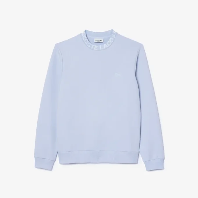 Camisola de gola redonda com logótipo para homem