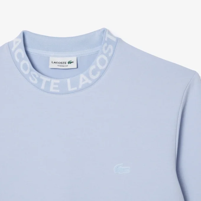 Camisola de gola redonda com logótipo para homem