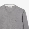 Camisola de gola redonda em lã merino para homem
