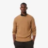 Camisola de gola redonda em lã para homem