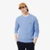 Camisola de gola redonda em lã para homem