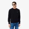 Camisola de gola redonda em lã para homem