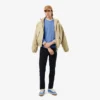 Camisola de gola redonda em lã para homem