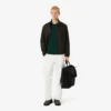 Camisola de gola redonda em lã para homem