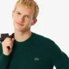 Camisola de gola redonda em lã para homem