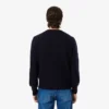 Camisola de gola redonda em lã para homem