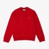 Camisola de gola redonda em malha polar para homem