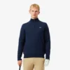 Camisola de golfe com fecho de correr de um quarto para homem