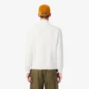Camisola de golfe com fecho de correr em malha canelada para homem