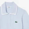 Camisola de golfe com gola polo de manga curta para mulher